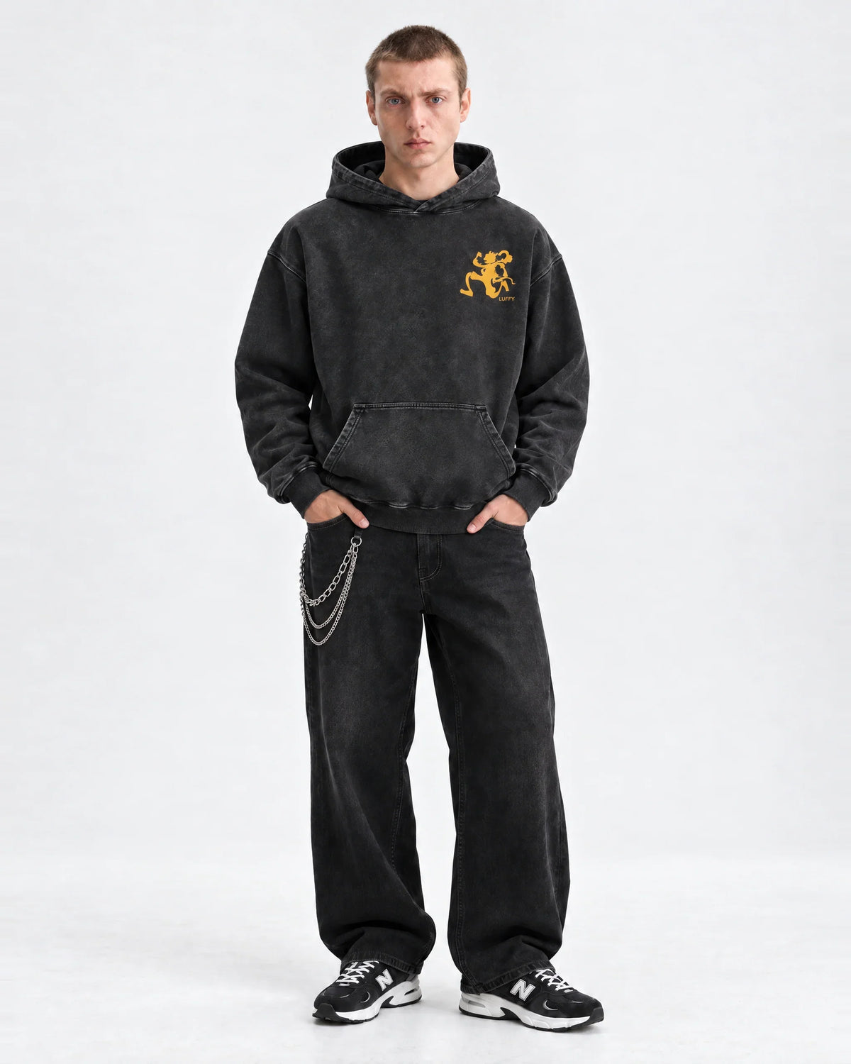 One Piece Mugiwara Death Flag Hoodie - full-body view