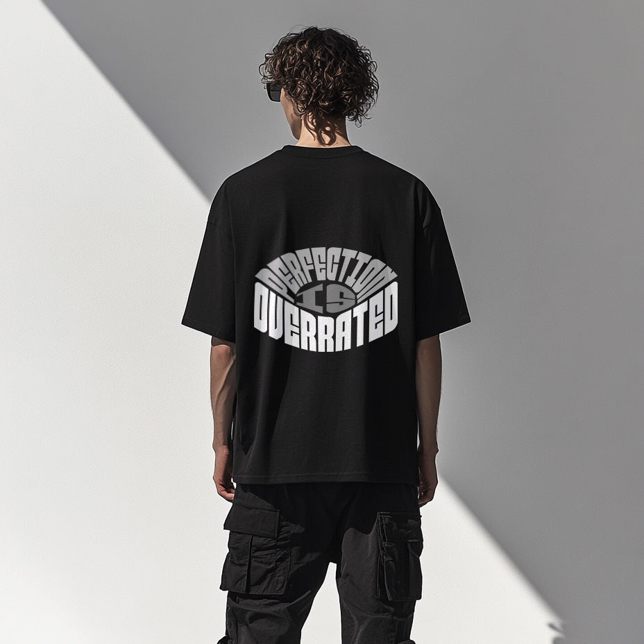 Perfection is overrated oversized T-shirt - Jnorss