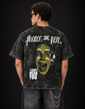 Pierce The Veil Chaos Scream Boxy Acid Wash Tee — back view