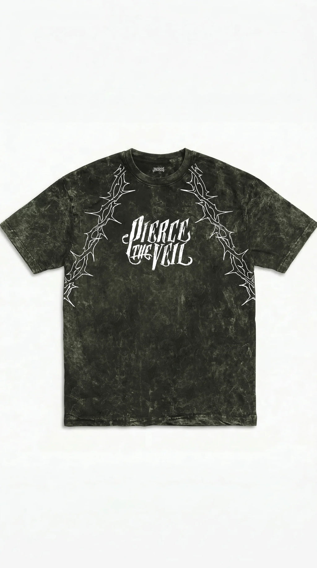 Pierce The Veil Chaos Scream Boxy Acid Wash Tee