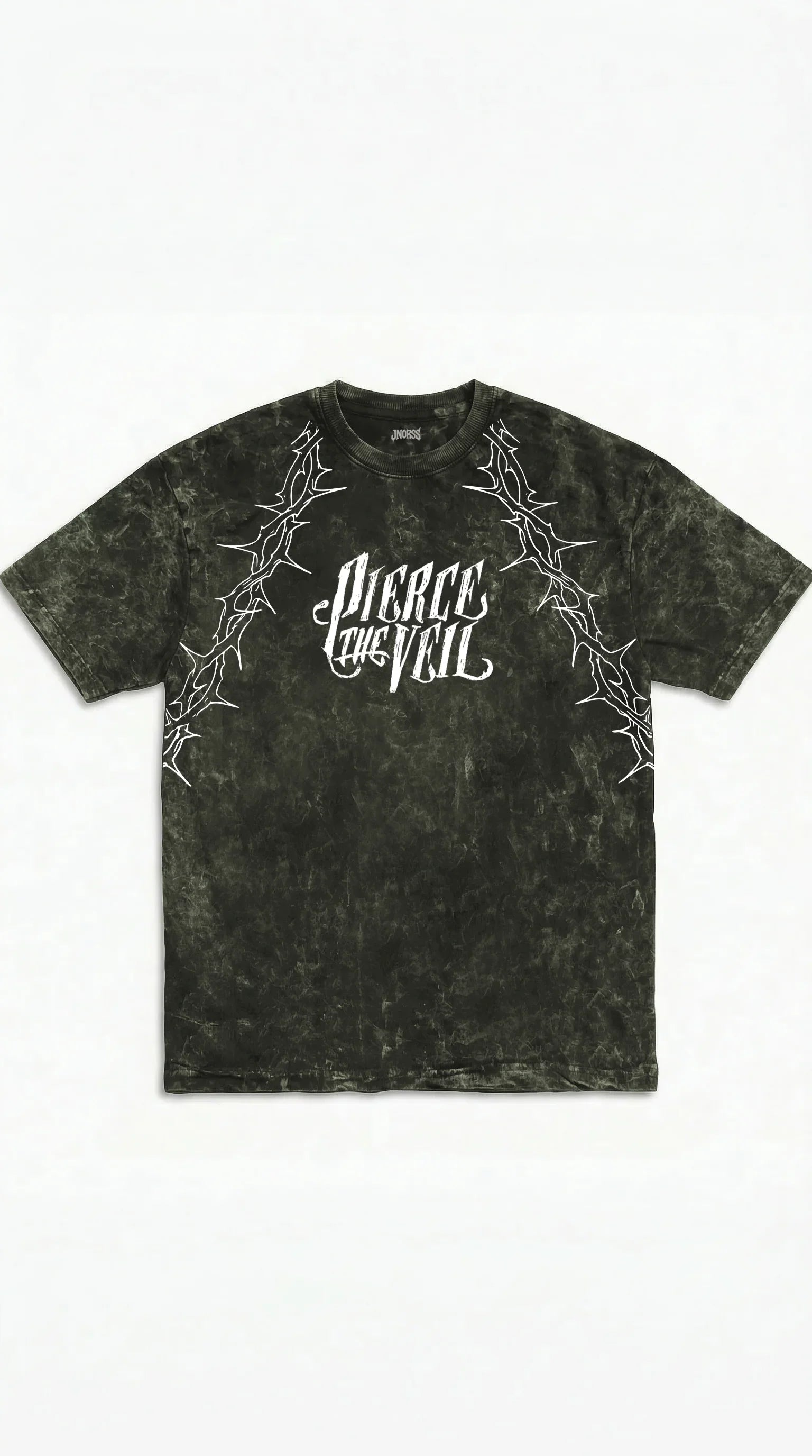 Pierce The Veil Chaos Scream Boxy Acid Wash Tee