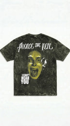 Pierce The Veil Chaos Scream Boxy Acid Wash Tee