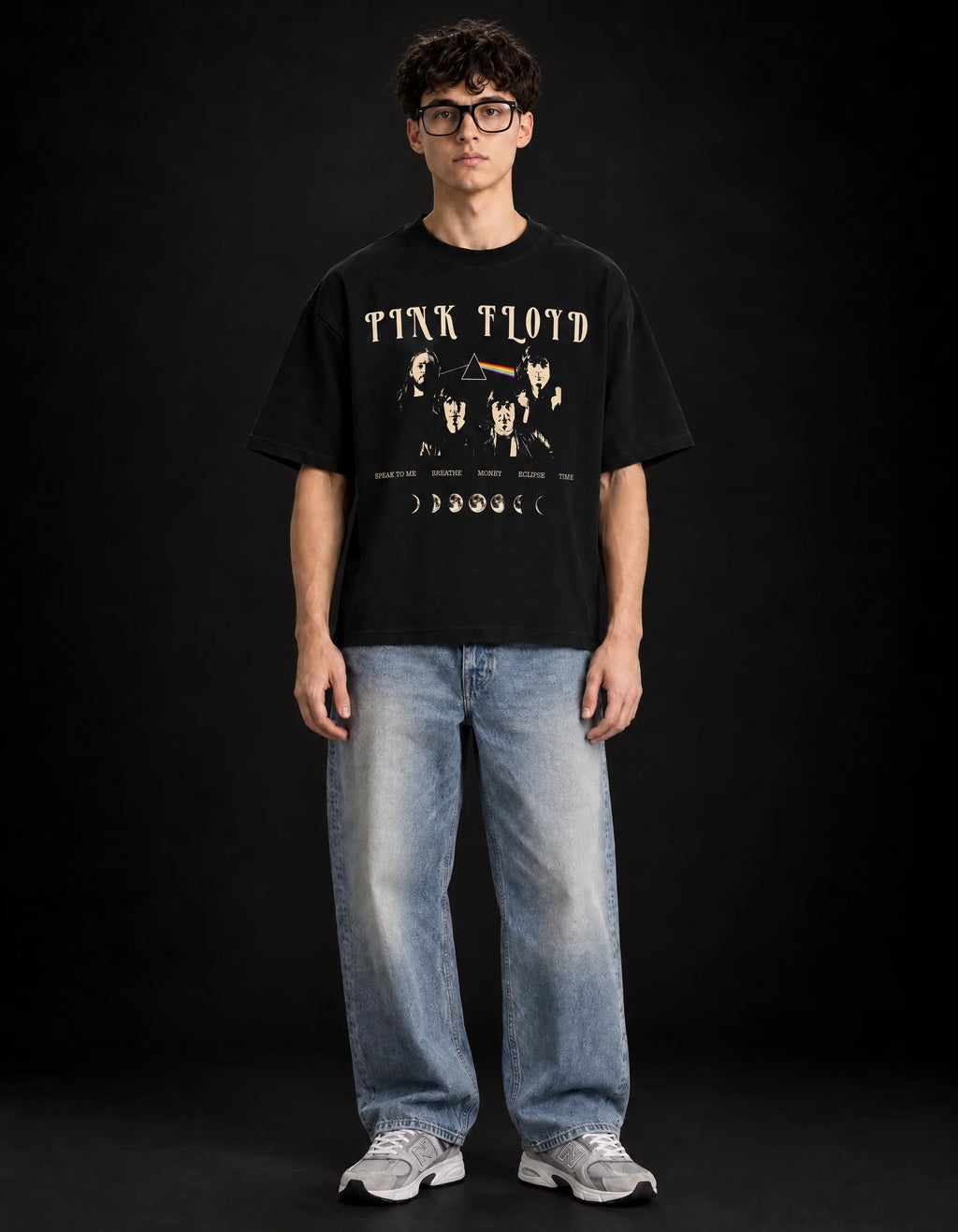 Pink Floyd Dark Side Prism Boxy Tee – front view