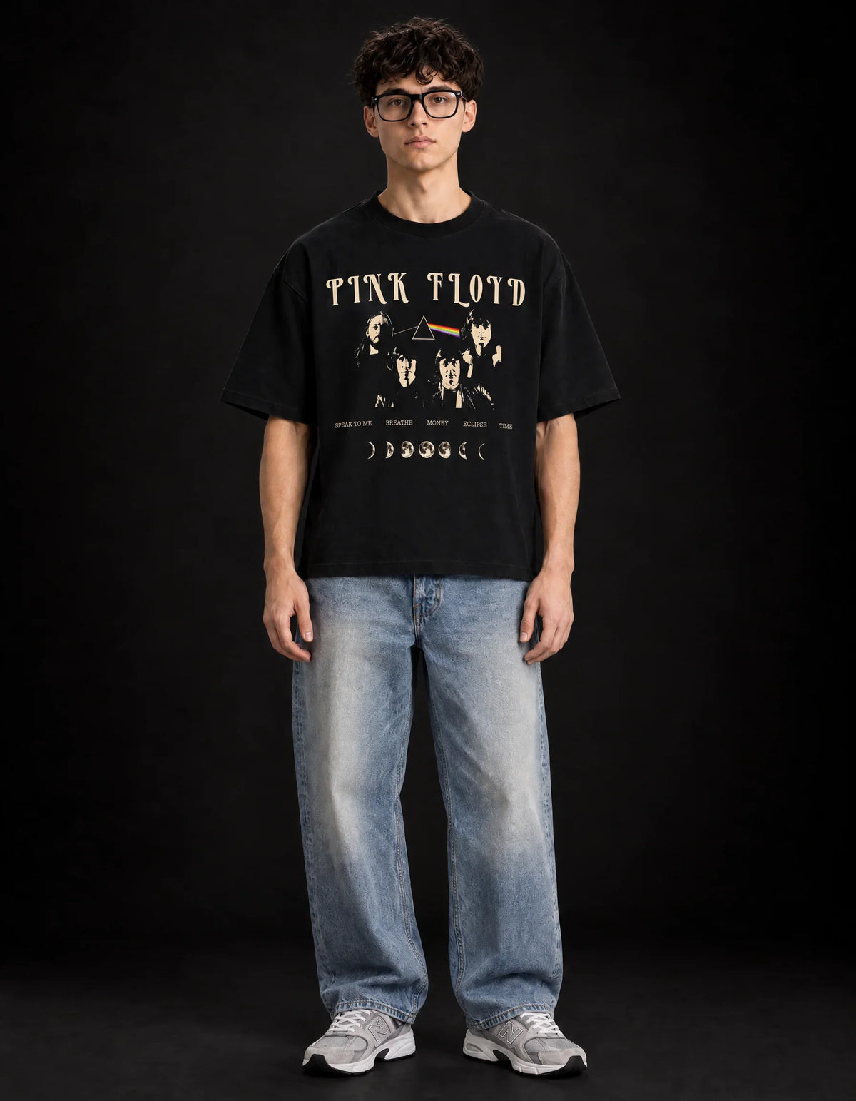 Pink Floyd Dark Side Prism Boxy Tee – front view
