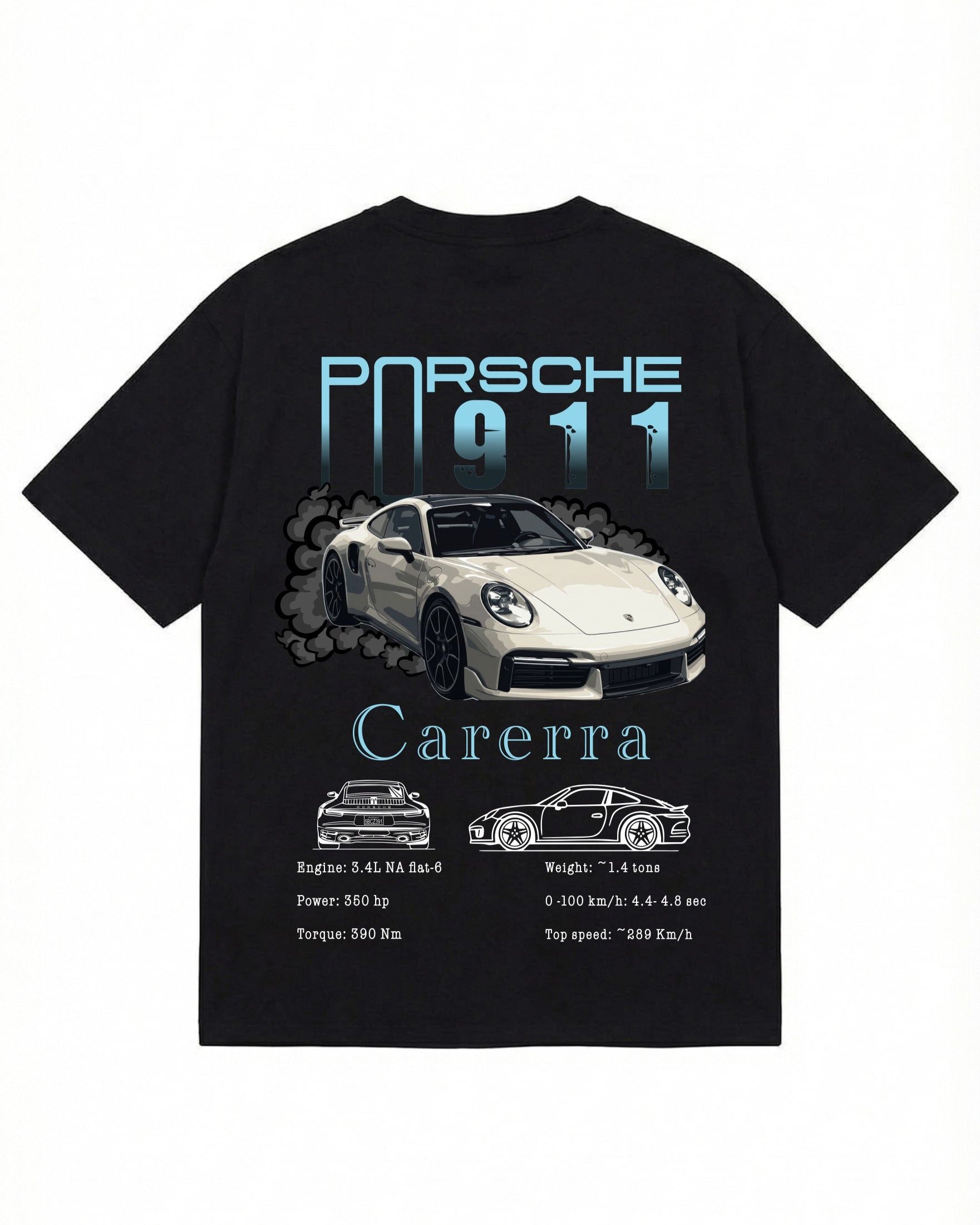 Porsche 911 Carrera Oversized Tee