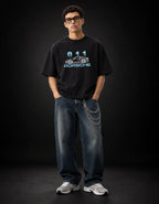 Porsche 911 Carrera Oversized Tee – front view