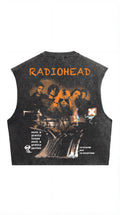 Radiohead No Surprises Acid Wash Vest
