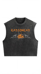 Radiohead No Surprises Acid Wash Vest