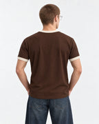 RADEO WILD WEST RINGER TEE — back view on model