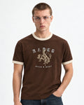 RADEO WILD WEST RINGER TEE — front view on model