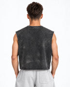 Scarface Unplugged Oversized Vest – back view on model
