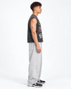 Scarface Unplugged Oversized Vest – side view on model