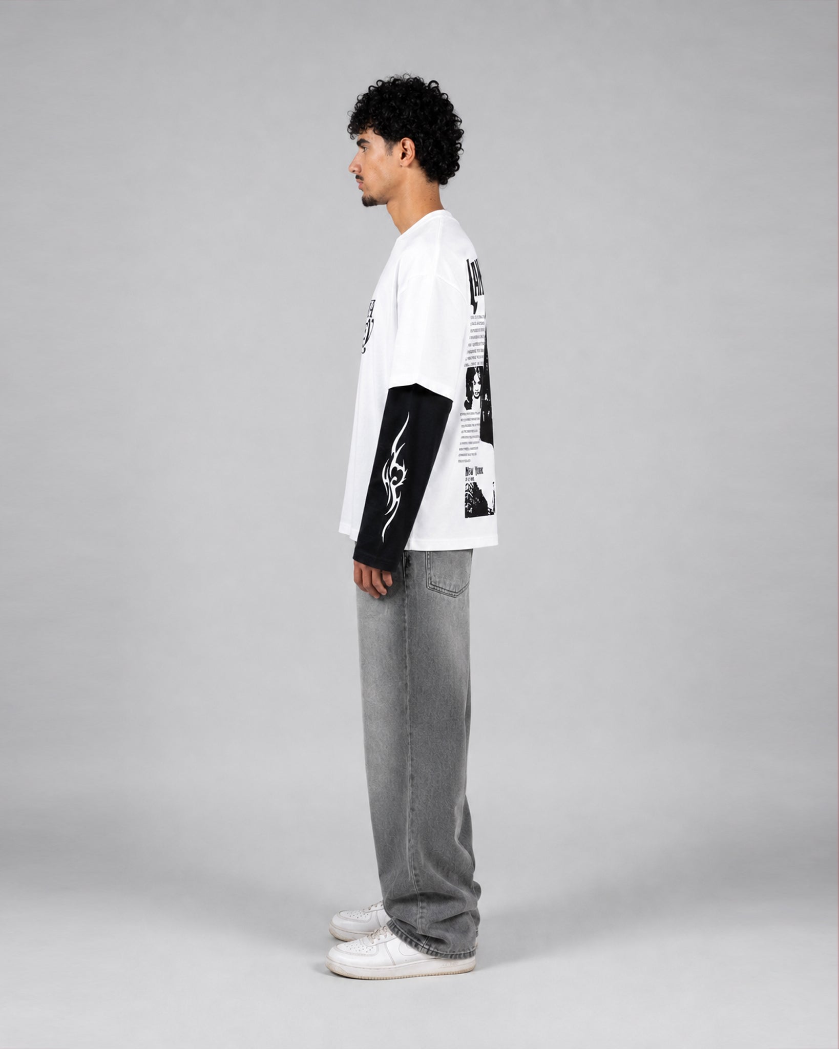 Lana Del Rey Layered Oversized LS T-Shirt