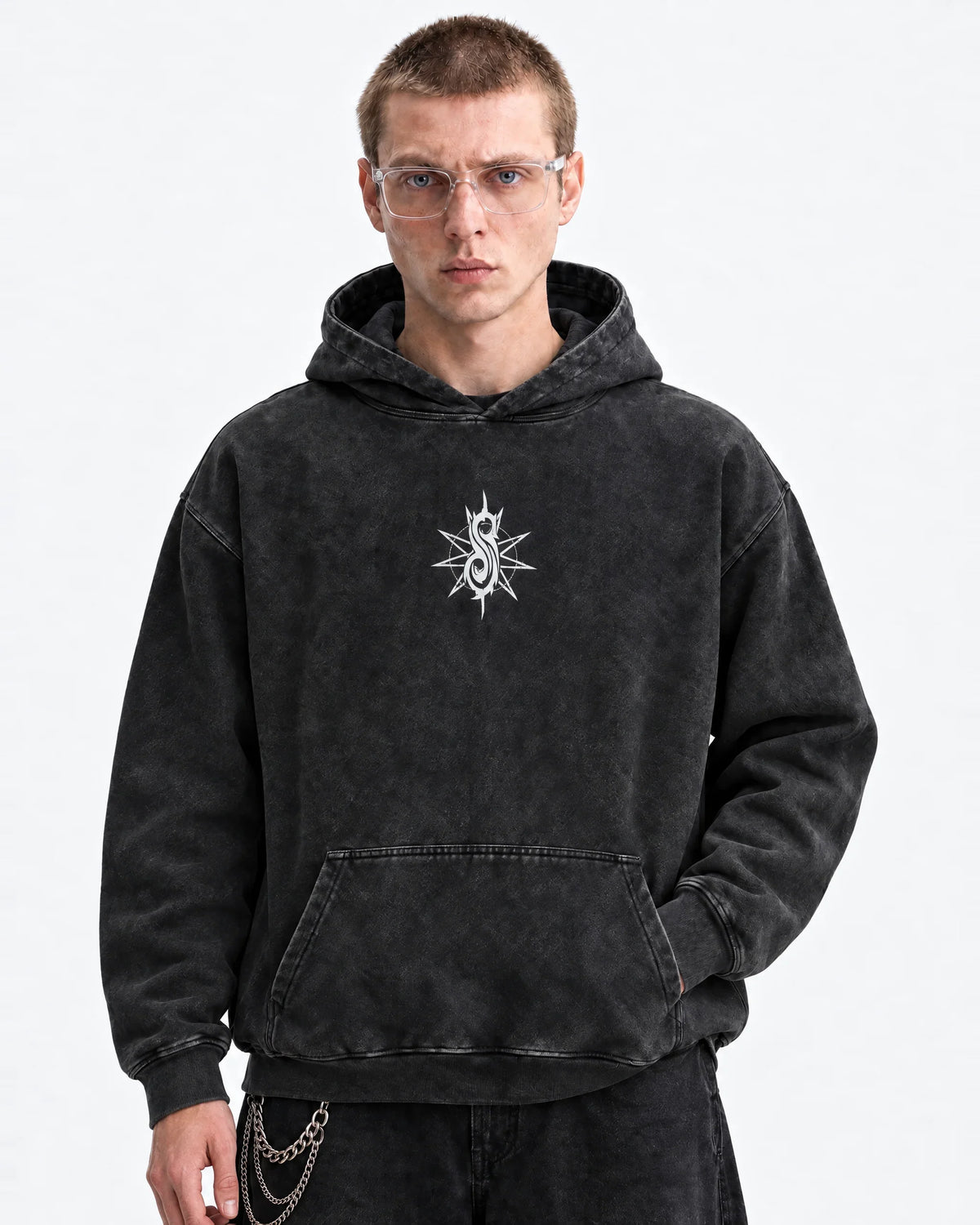 Slipknot Psychosocial Omen Hoodie - front view