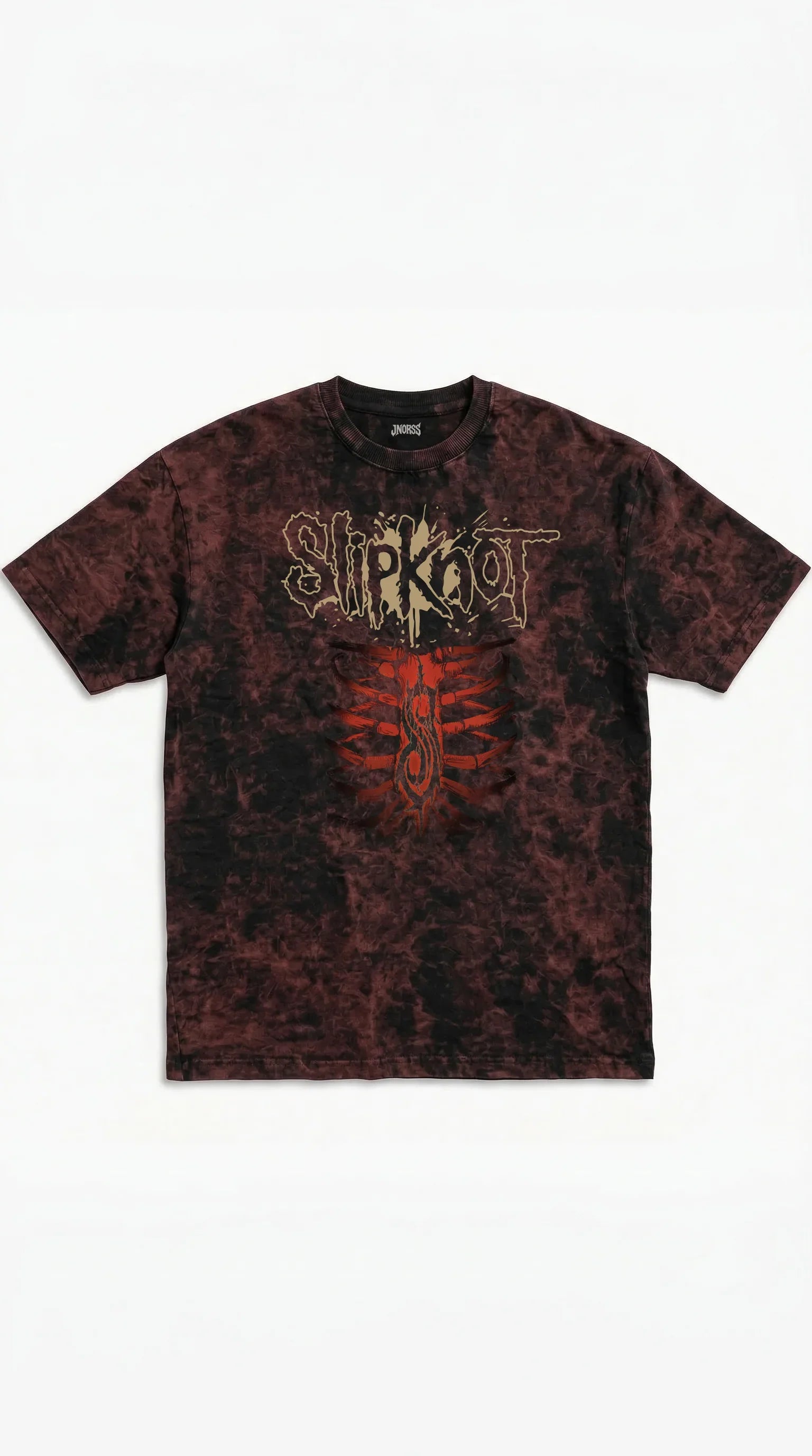 Slipknot Wait And Bleed Boxy Acid Wash Tee