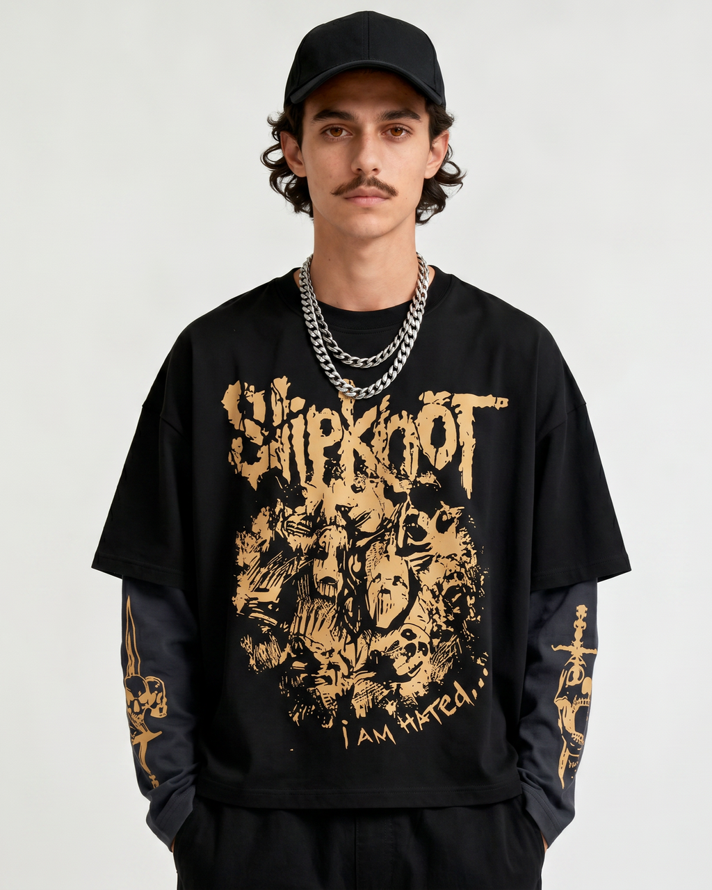 Slipknot LS Oversized Tee – Jnorss