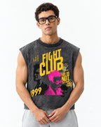 Soap Club Oversized Vest – front view on model