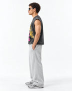 Soap Club Oversized Vest – side view on model
