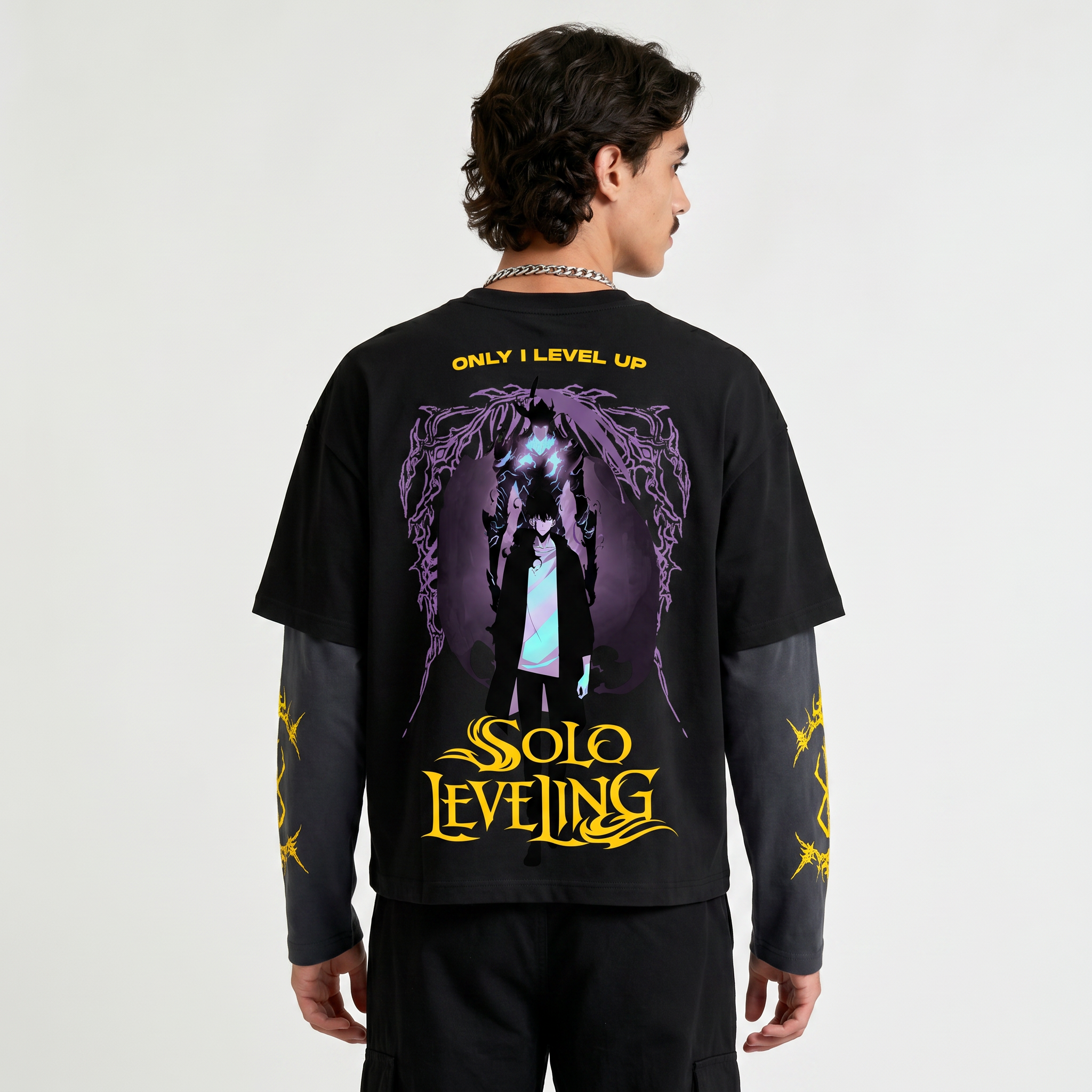 Solo Leveling Designed B&G Long Sleeve T-shirt