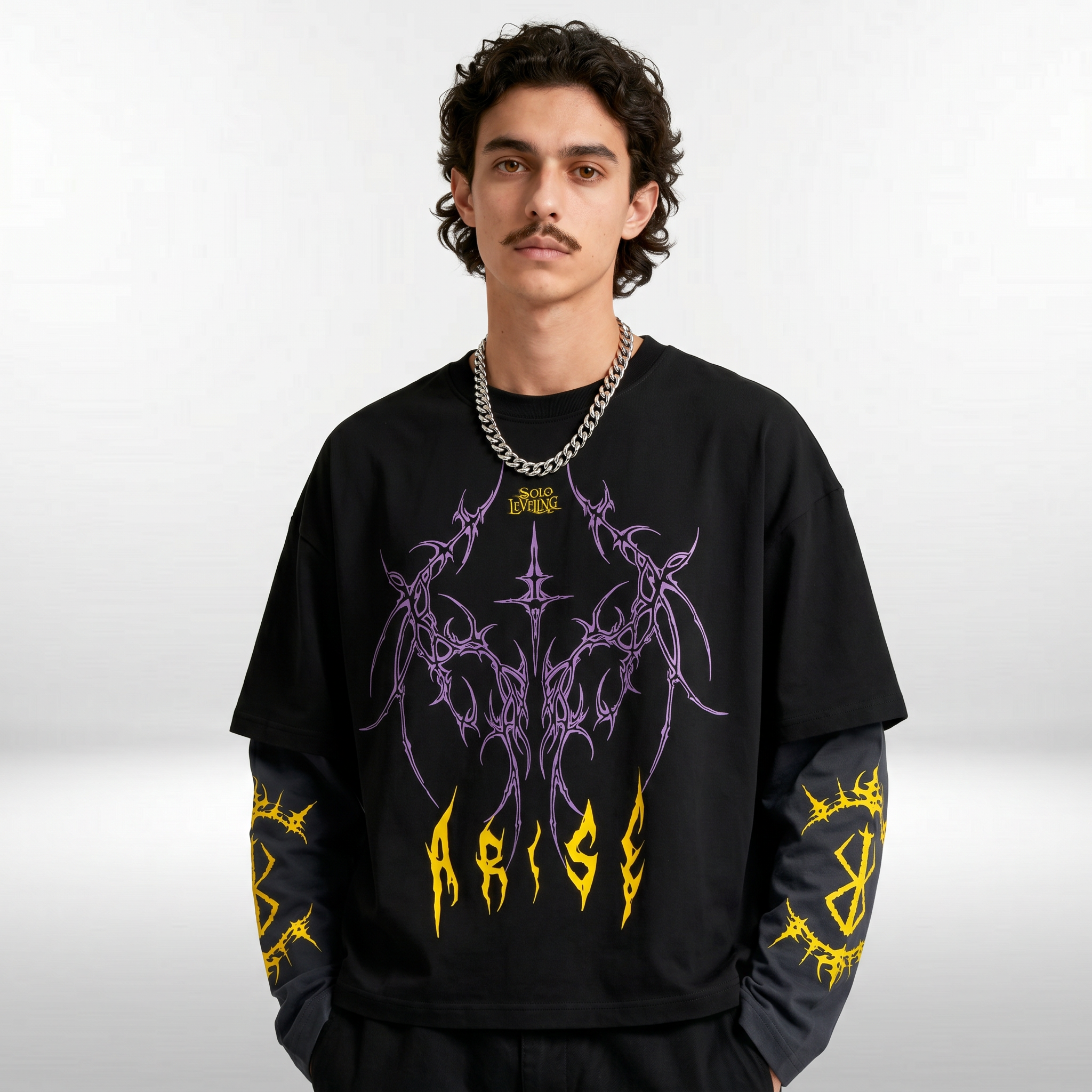 Solo Leveling Designed B&G Long Sleeve T-shirt