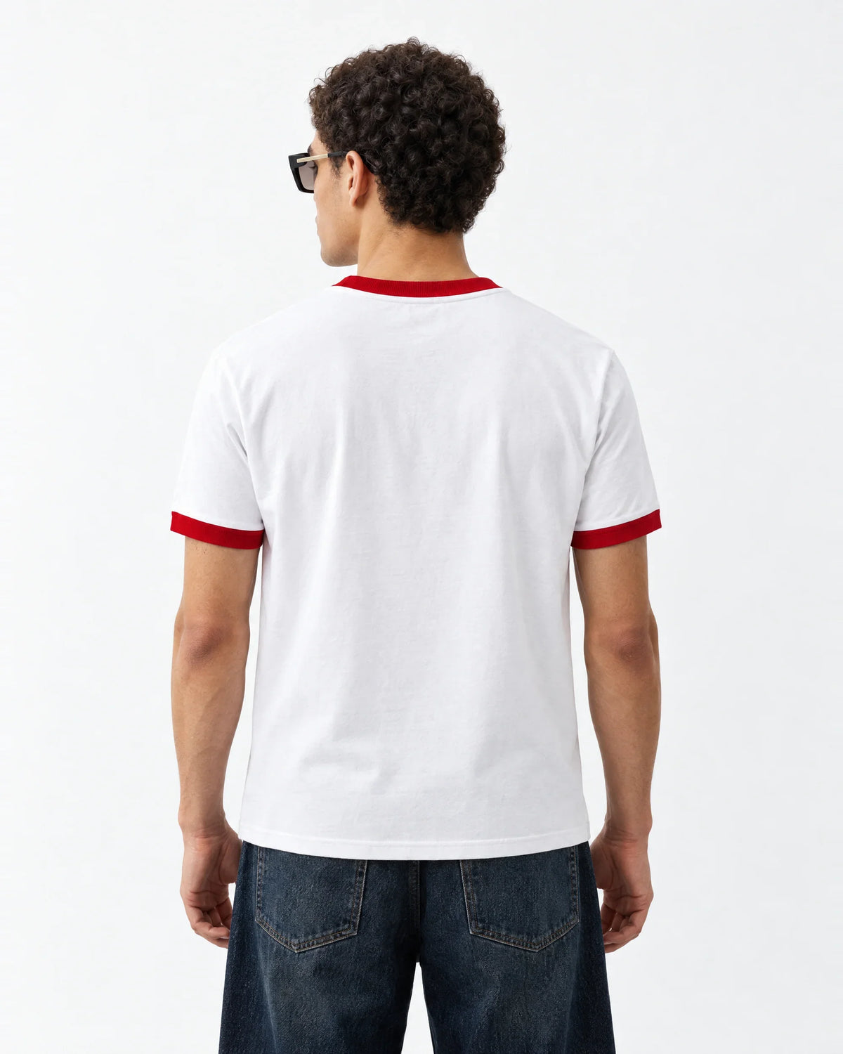 SPICE IT UP RINGER TEE — back view on model