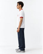 SPICE IT UP RINGER TEE — side view on model