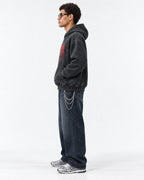 Stranger Things 1984 Red Signal Hoodie - side view