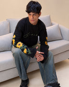 Midnight Bloom Waffle Tee