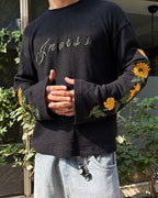 Midnight Bloom Waffle Tee