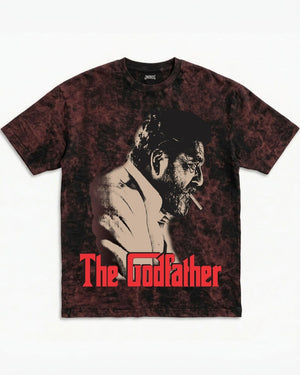 The Godfather Vintage Acid Wash Oversized Tee