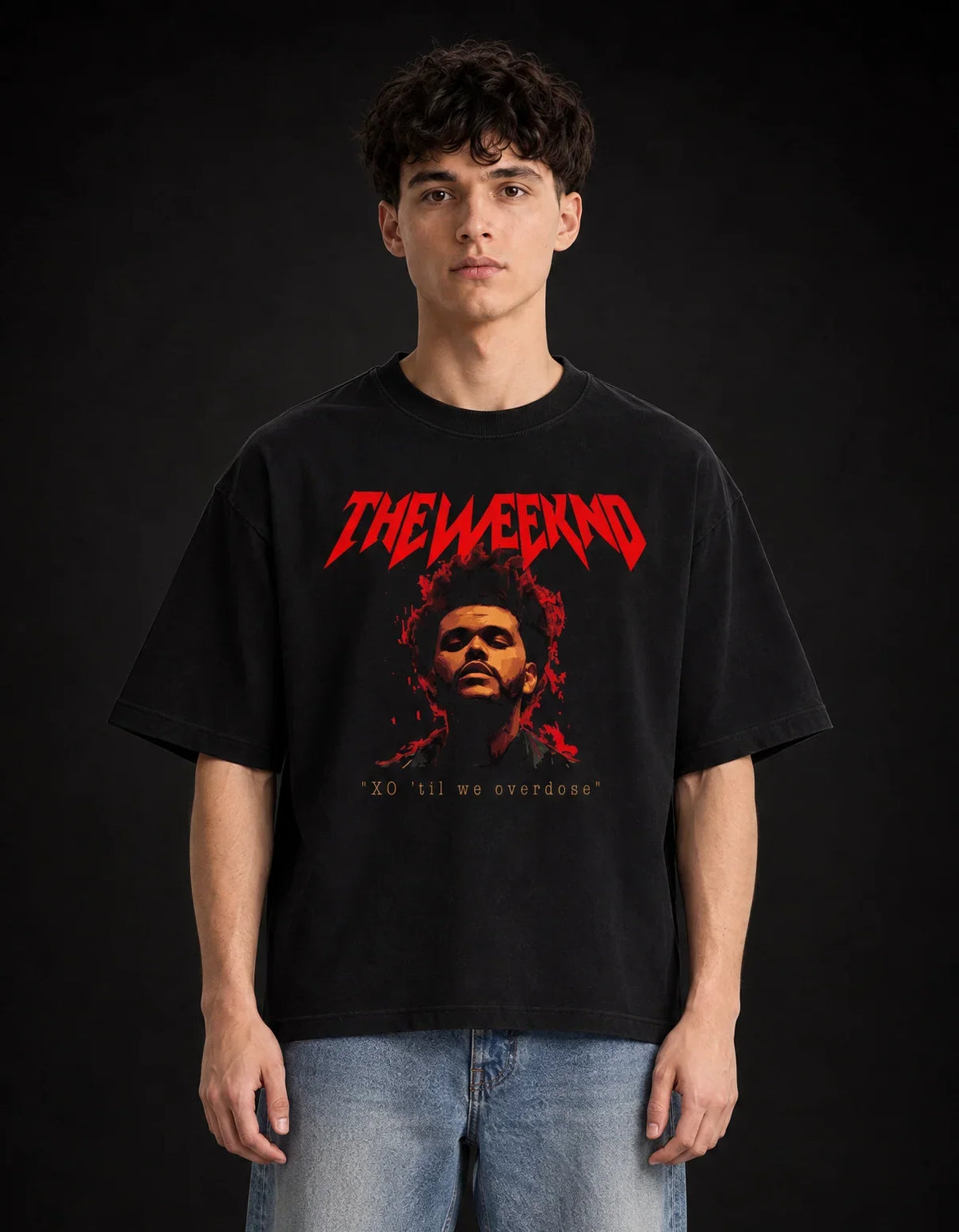The Weeknd XO Blinding Lights Boxy Tee