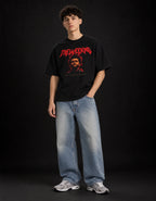 The Weeknd XO Blinding Lights Boxy Tee – full body view