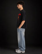 The Weeknd XO Blinding Lights Boxy Tee – side view