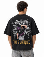 Toji Fushiguro "The Battle's Just Beginning" Oversized T-Shirt – back view