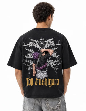 Toji Fushiguro "The Battle's Just Beginning" Oversized T-Shirt