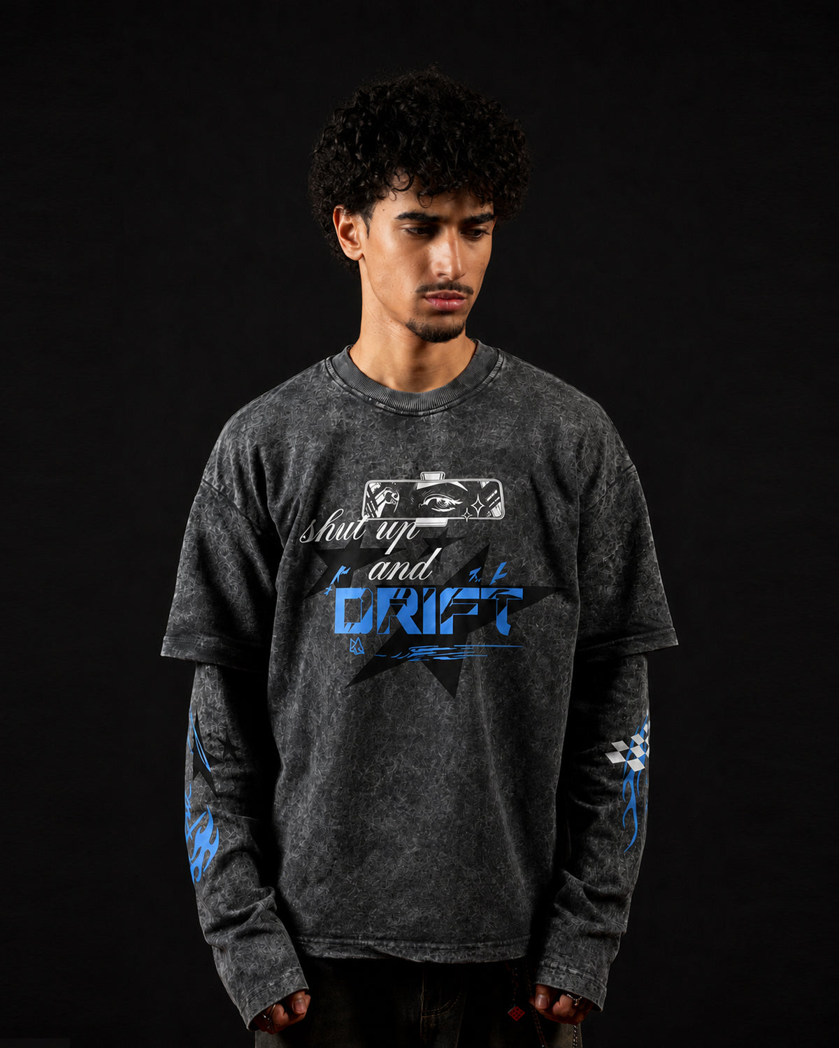 Tokyo Drift Racing Oversized Layered Tee