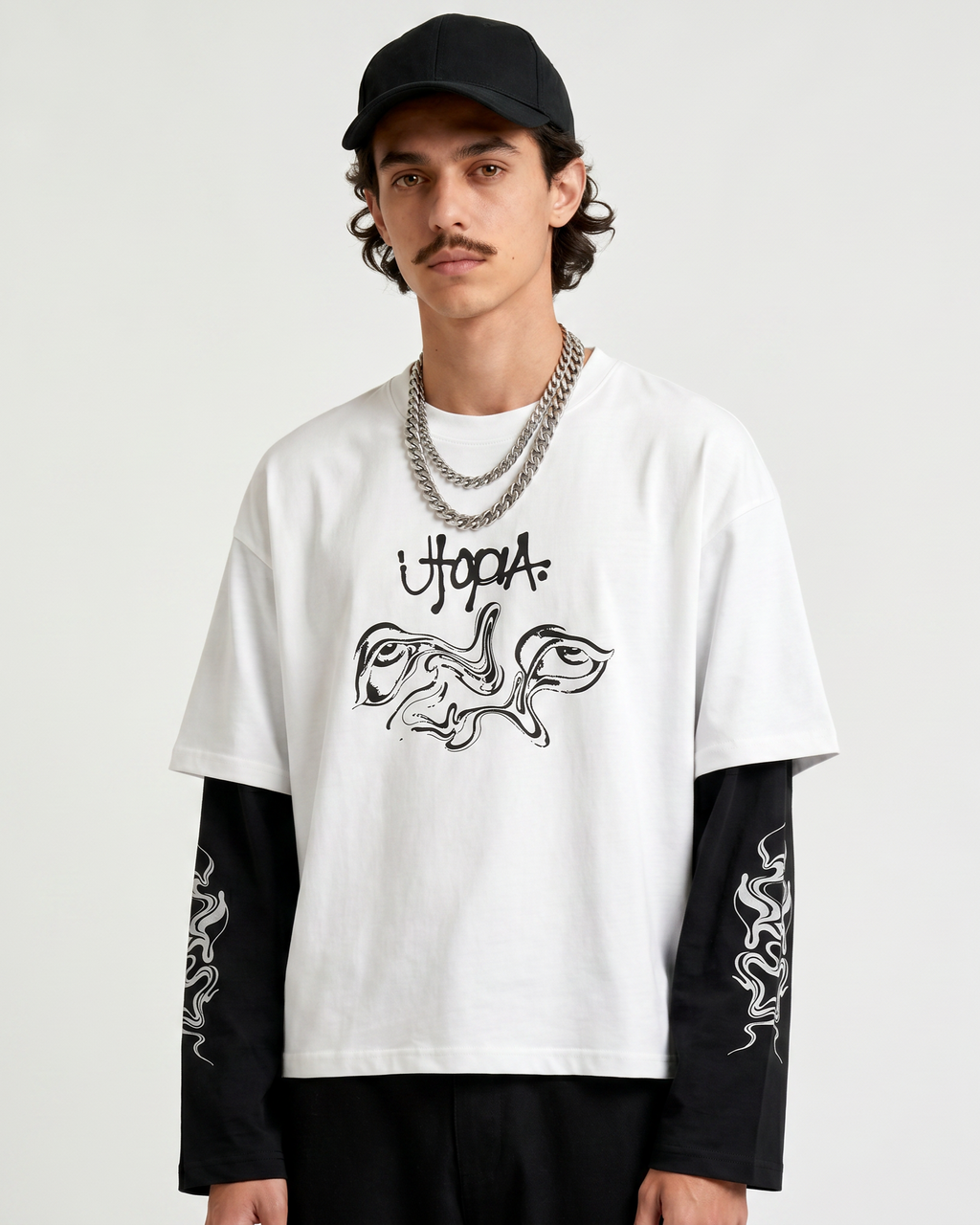 Travis Scott Utopia Chaos LS Tee
