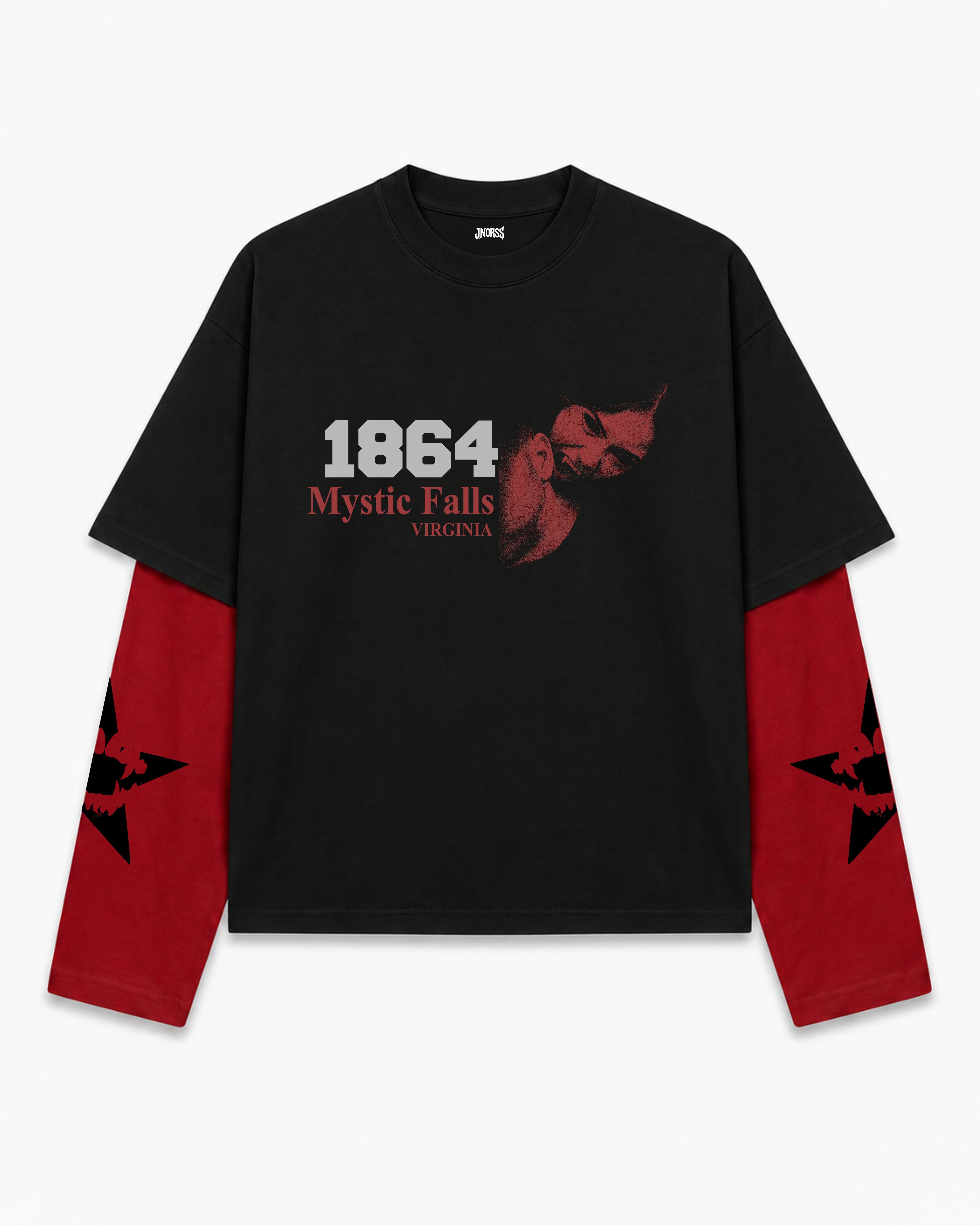 Vampire Diaries Oversized Layered Tee